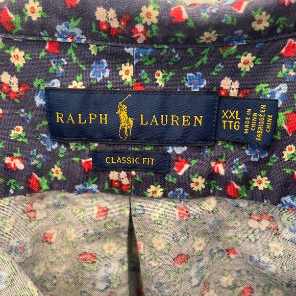 Ralph Lauren Floral Print Oxford Classic Fit - Picture 4 of 6